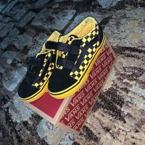 Black, & Yellow Vans